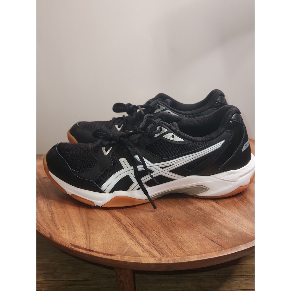 Asics Women's GEL-Rocket 10 black & white court & volleyball shoes. US Size 9.5 - Picture 10 of 16